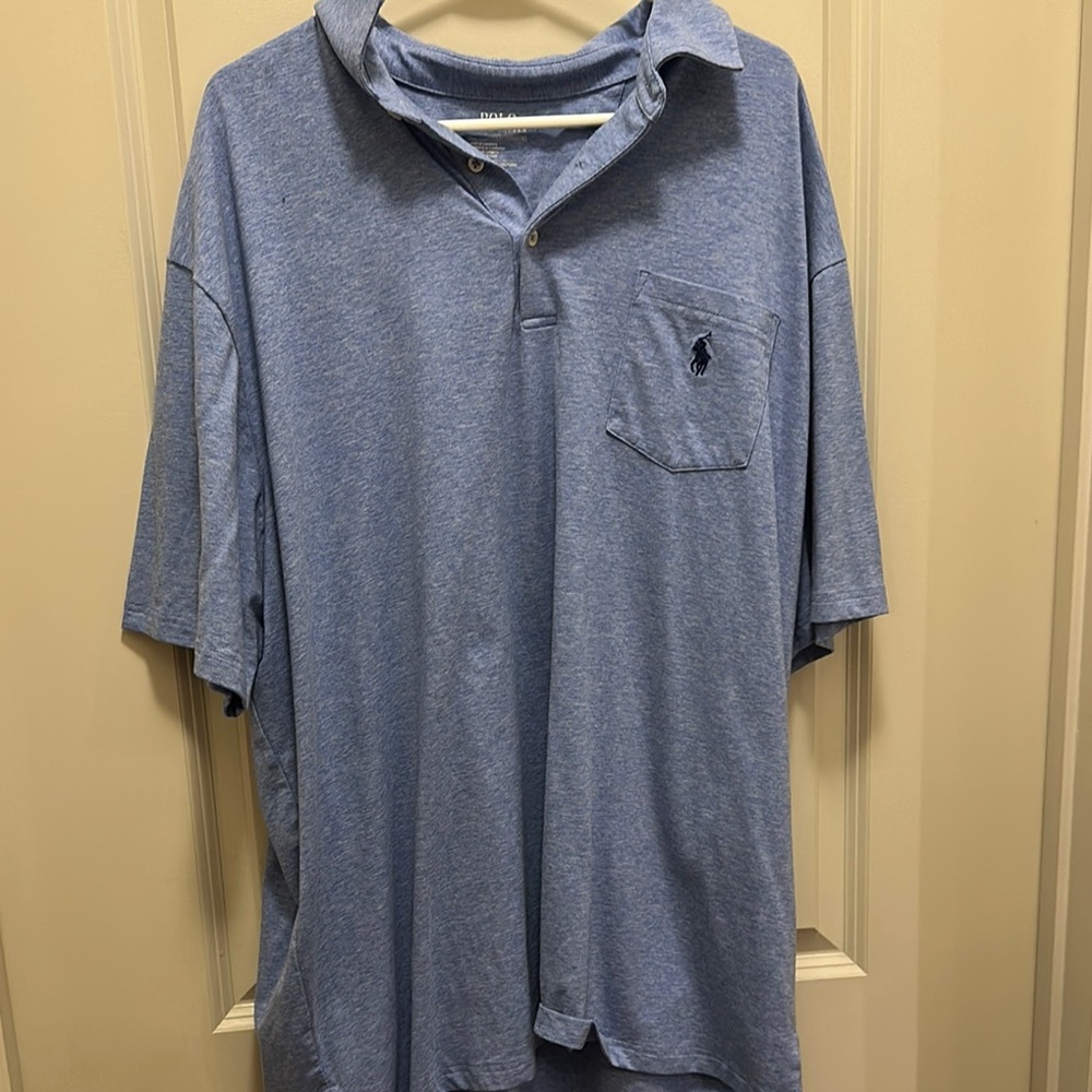 Polo by Ralph Lauren Blue Relaxed Fit Polo Shirt